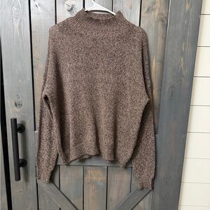 Cozy Brown Turtleneck Sweater